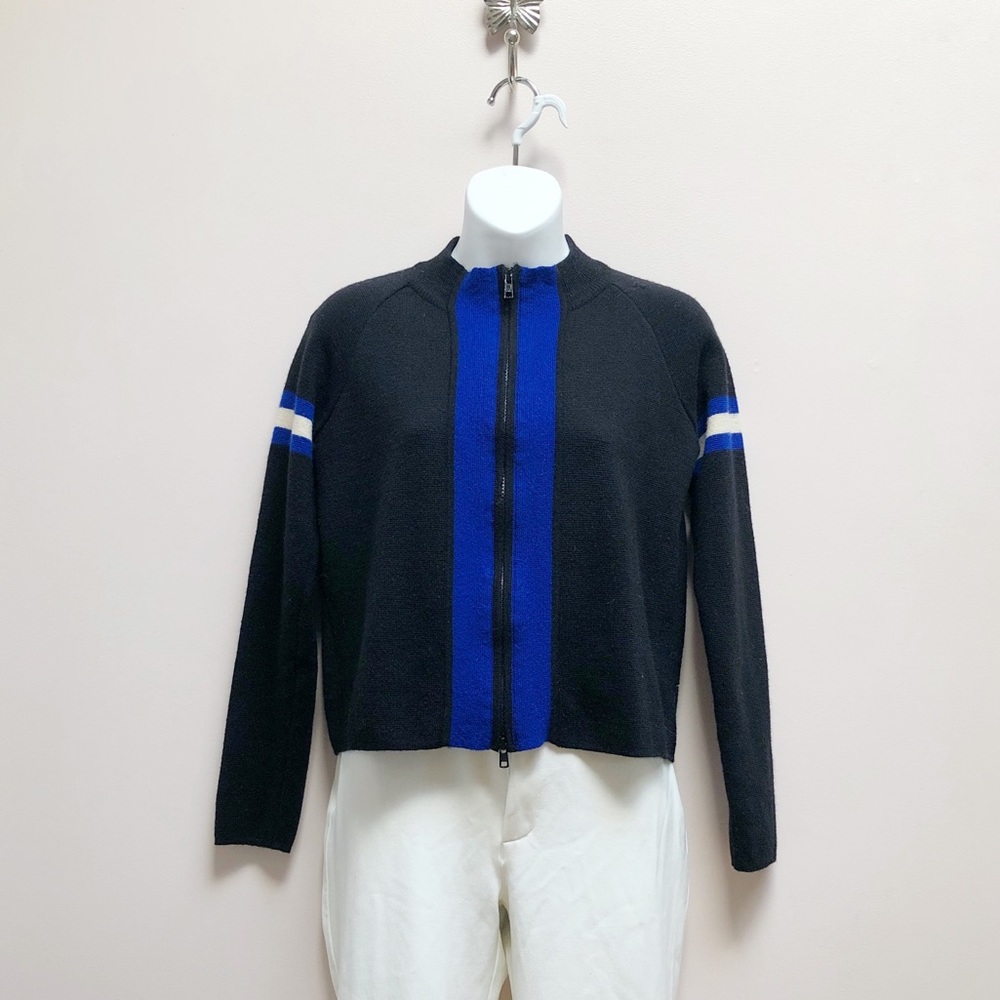 DKNY zipped cardigan